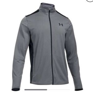 Under Armour Jacket Gray Heat Gear Mens M Maverick Lightweight Zip Athletic NWT